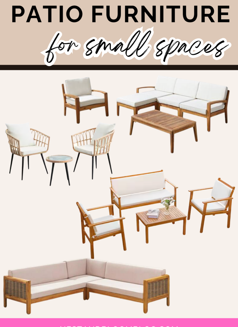 Best Patio Furniture Sets for Small Spaces that are Budget-Friendly