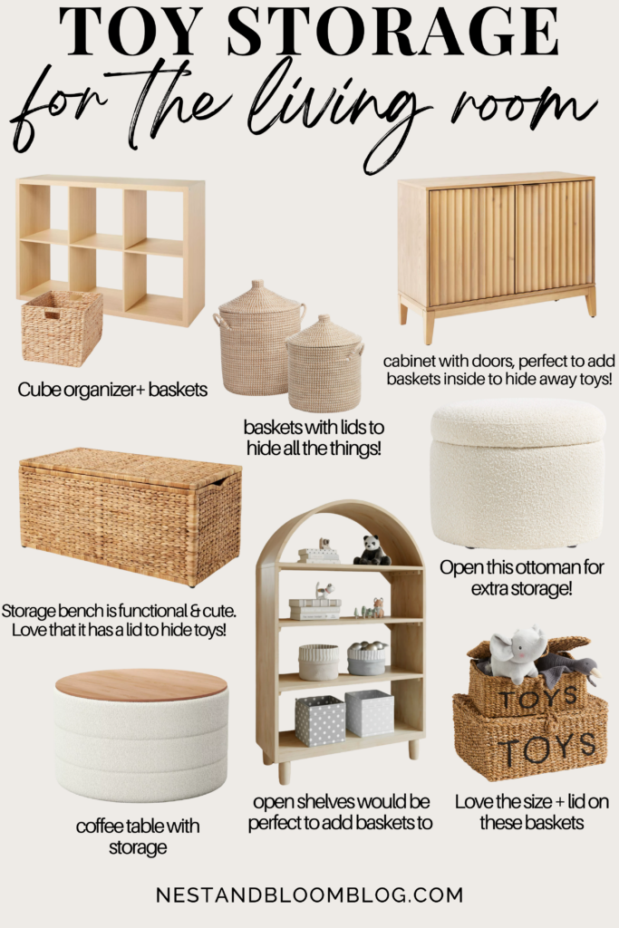 toy storage ideas for the living room