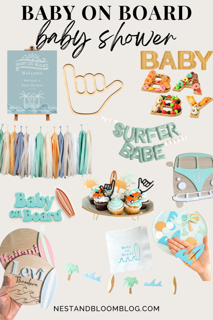 baby on board baby shower theme must haves