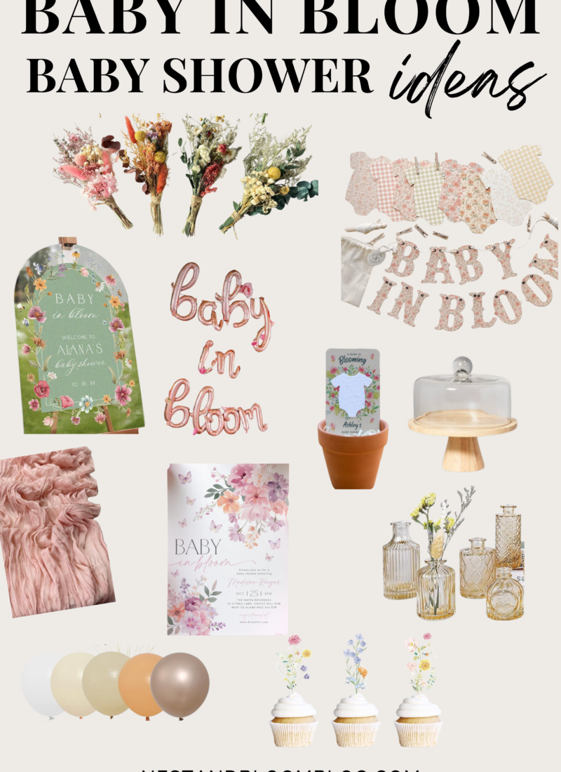 16 Must-See Baby in Bloom Baby Shower Ideas