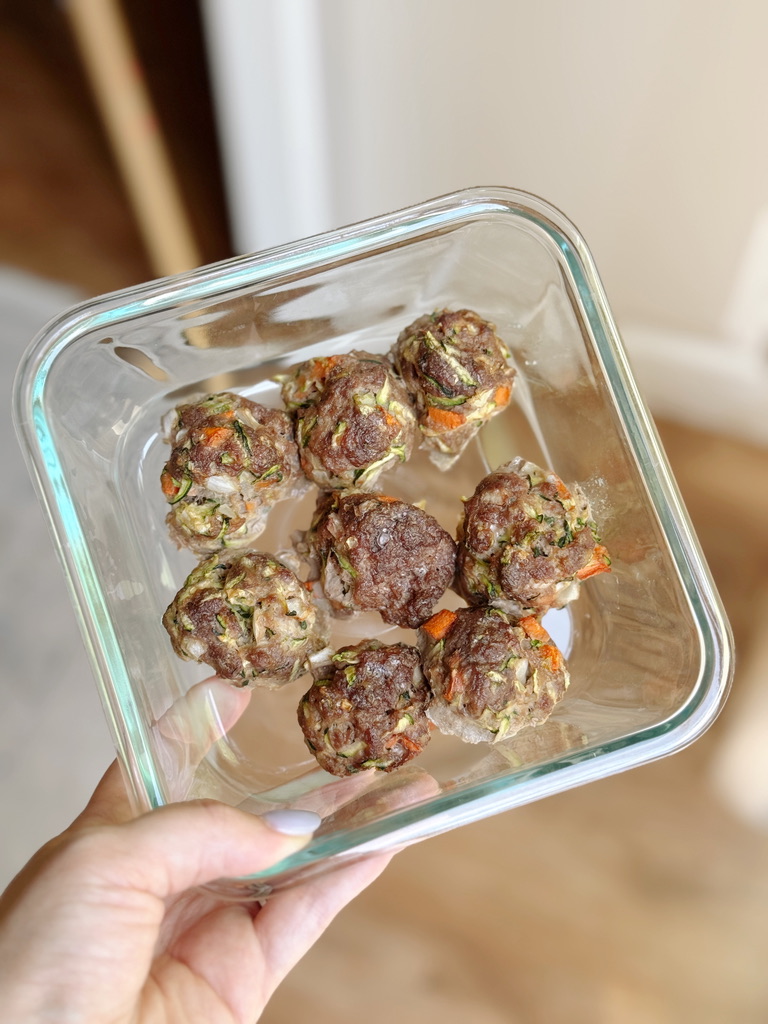 baby led weaning veggie meatballs