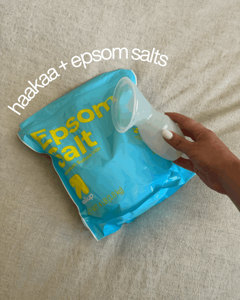 haakaa and epsom salts