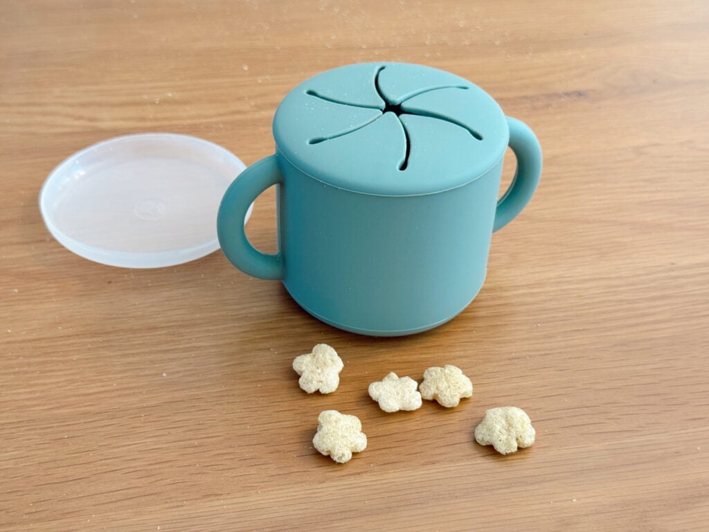 WeeSprout Snack Containers | Spill-Proof Tops for toddlers and babies