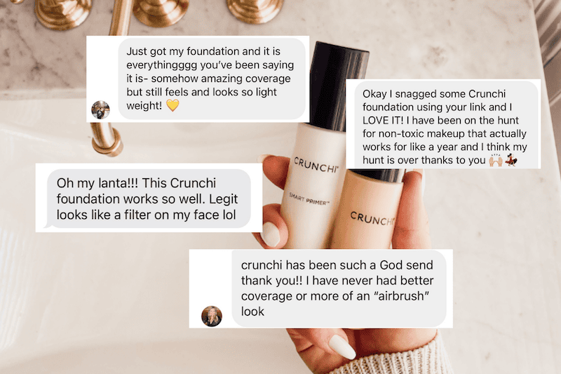 crunchi flawless foundation reviews