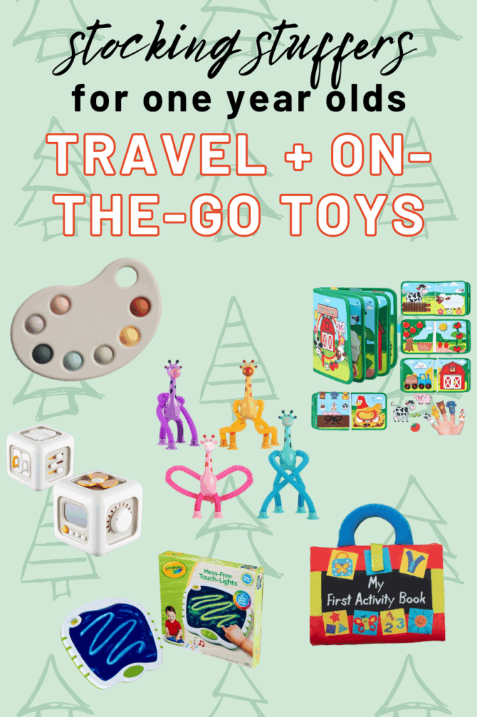 stocking stuffers for one year olds - Travel + On the go toys