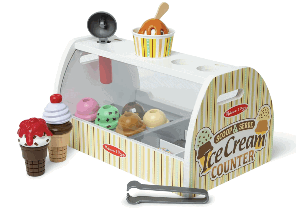 ice cream counter for toddler