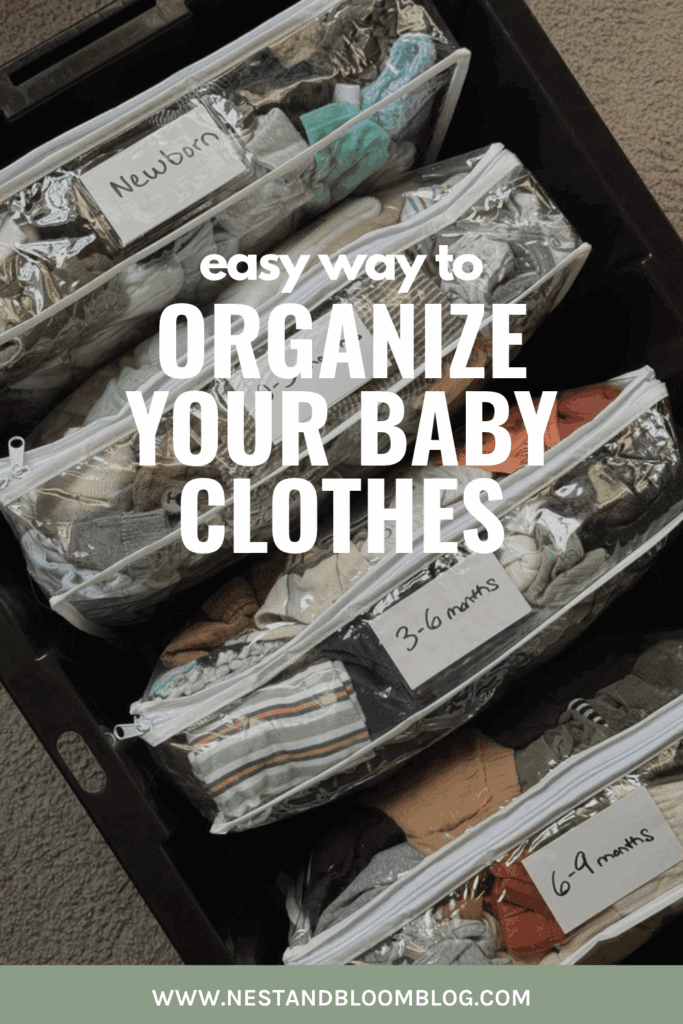 how to store your baby clothes