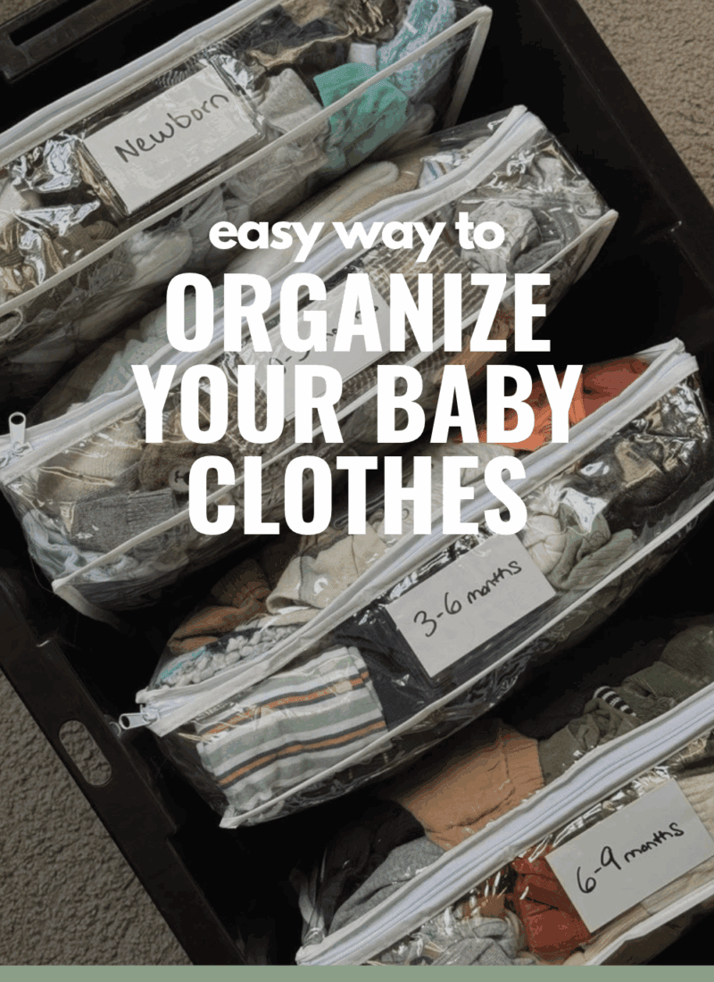 how to store your baby clothes